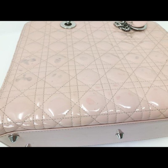 Christian Dior Patent Large Lady Dior Pink - Picture 6 of 11